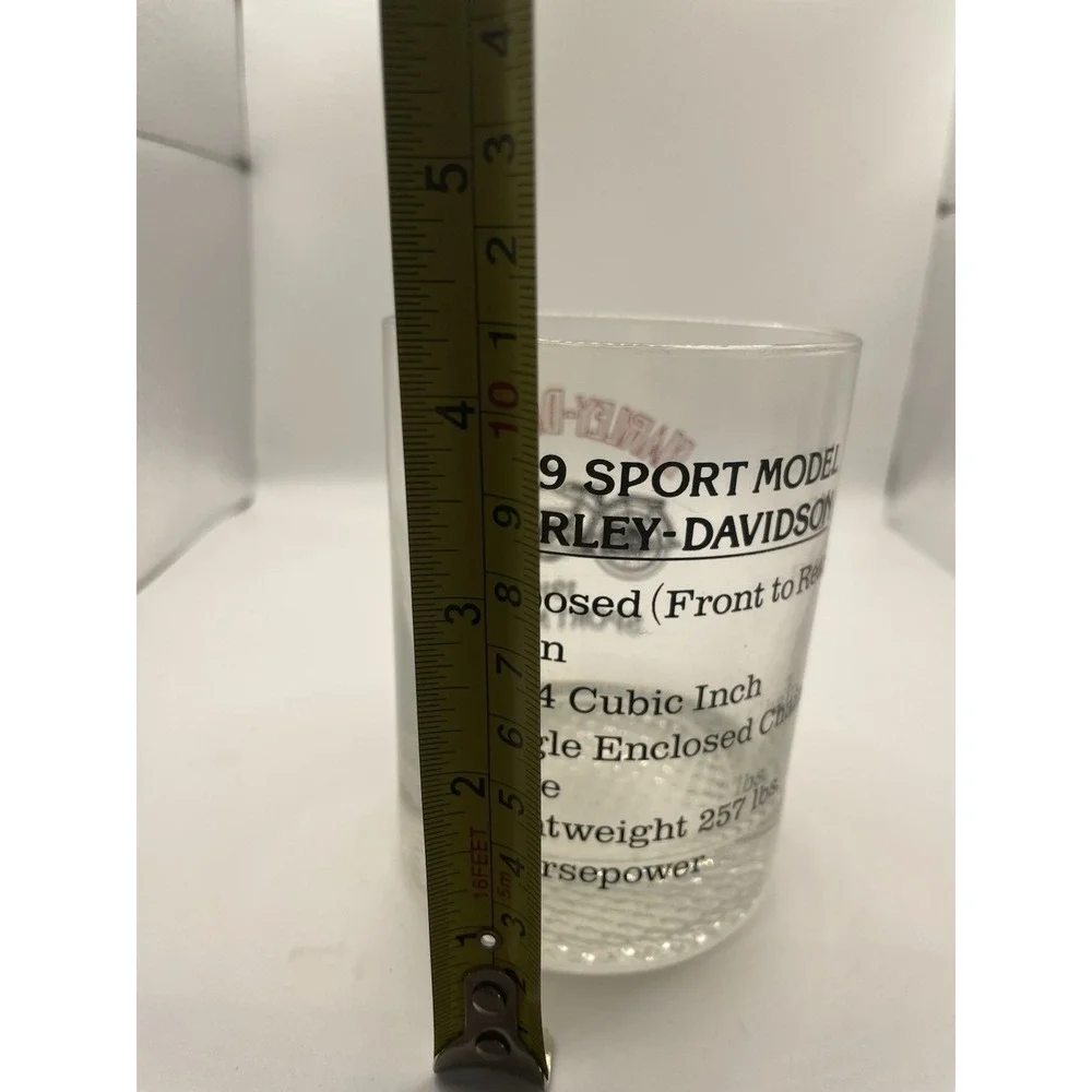 Harley Davidson Collection Cup Glass 1919‎ Sport Model Rocks Whiskey Tumbler